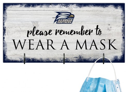 Georgia Southern Eagles Please Wear Your Mask Sign