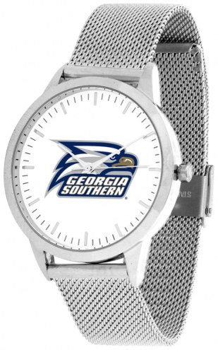 Georgia Southern Eagles Silver Mesh Statement Watch