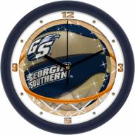 Georgia Southern Eagles Slam Dunk Wall Clock
