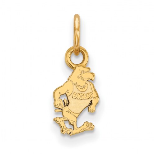 Georgia Southern Eagles Sterling Silver Gold Plated Extra Small Pendant