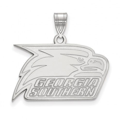Georgia Southern Eagles Sterling Silver Medium Pendant