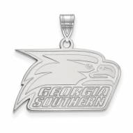 Georgia Southern Eagles Sterling Silver Medium Pendant