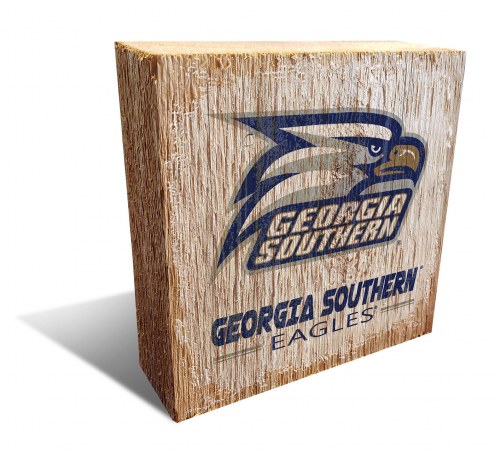 Georgia Southern Eagles Team Logo Block