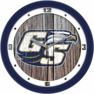 Georgia Southern Eagles Weathered Wood Wall Clock