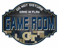 Georgia Tech Yellow Jackets 12" Game Room Tavern Sign