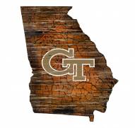 Georgia Tech Yellow Jackets 12" Roadmap State Sign