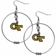 Georgia Tech Yellow Jackets 2" Hoop Earrings