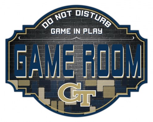 Georgia Tech Yellow Jackets 24&quot; Game Room Tavern Sign
