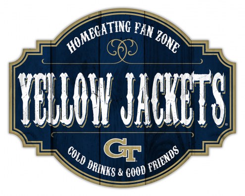 Georgia Tech Yellow Jackets 24&quot; Homegating Tavern Sign