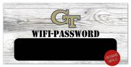 Georgia Tech Yellow Jackets 6" x 12" Wifi Password Sign