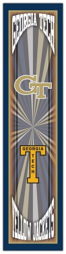 Georgia Tech Yellow Jackets 6&quot; x 24&quot; Throwback Sign