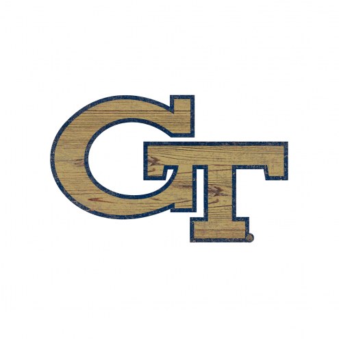 Georgia Tech Yellow Jackets 8&quot; Team Logo Cutout Sign