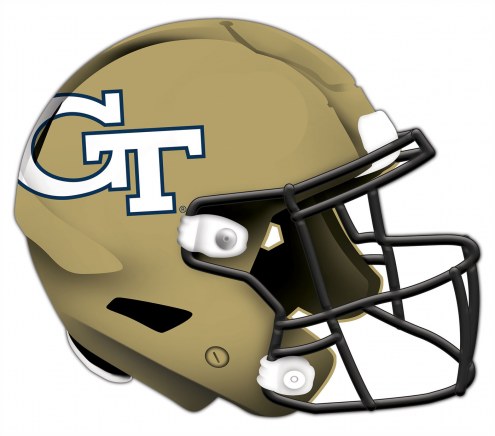 Georgia Tech Yellow Jackets Authentic Helmet Cutout Sign