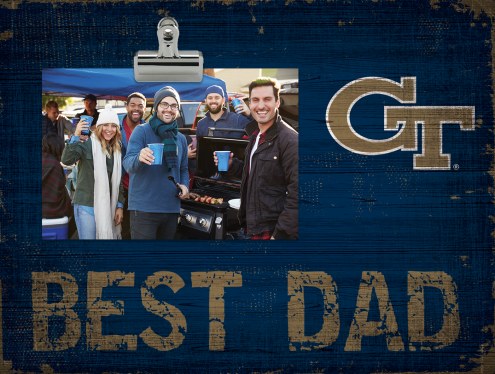Georgia Tech Yellow Jackets Best Dad Clip Frame