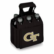 Georgia Tech Yellow Jackets Black Six Pack Cooler Tote