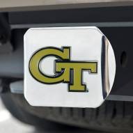 Georgia Tech Yellow Jackets Chrome Color Hitch Cover
