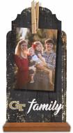 Georgia Tech Yellow Jackets Family Tabletop Clothespin Picture Holder