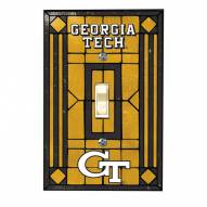 Georgia Tech Yellow Jackets Glass Single Light Switch Plate Cover