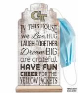 Georgia Tech Yellow Jackets In This House Mask Holder