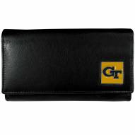 Georgia Tech Yellow Jackets Leather Women's Wallet