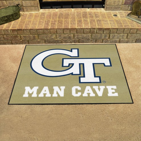 Georgia Tech Yellow Jackets Man Cave All-Star Rug