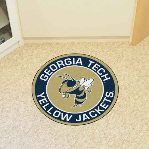Georgia Tech Yellow Jackets Roundel Mat