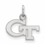 Georgia Tech Yellow Jackets Sterling Silver Extra Small Pendant