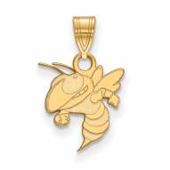 Georgia Tech Yellow Jackets Sterling Silver Gold Plated Small Pendant