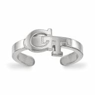 Georgia Tech Yellow Jackets Sterling Silver Toe Ring