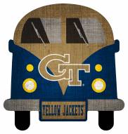 Georgia Tech Yellow Jackets Team Bus Sign