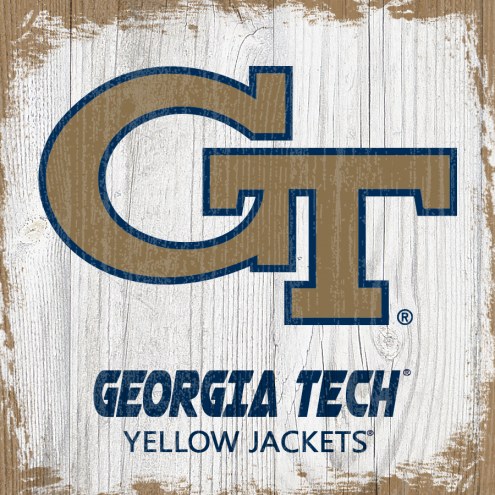 Georgia Tech Yellow Jackets Team Logo Block