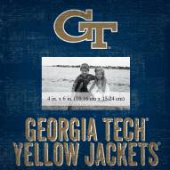 Georgia Tech Yellow Jackets Team Name 10" x 10" Picture Frame