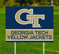 Georgia Tech Yellow Jackets Team Name Yard Sign