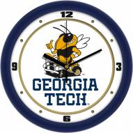 Georgia Tech Yellow Jackets Traditional Wall Clock