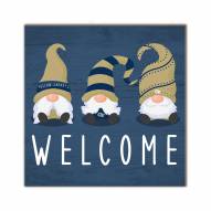 Georgia Tech Yellow Jackets Welcome Gnomes 10" x 10" Sign