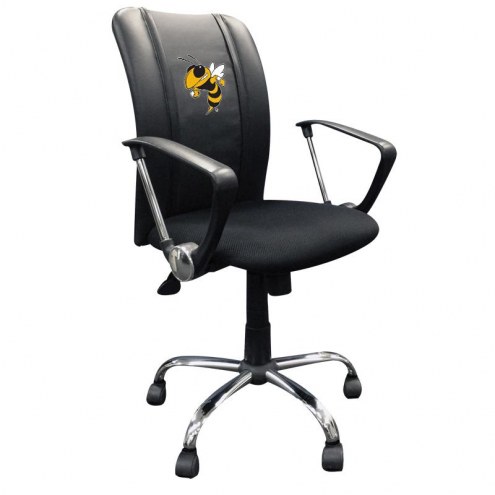 Georgia Tech Yellow Jackets XZipit Curve Desk Chair with Buzz Logo