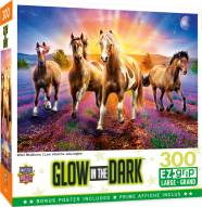 Glow in the Dark Wild Stallions 300 Piece EZ Grip Puzzle