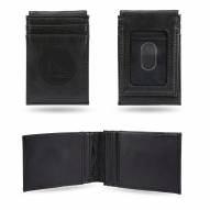 Golden State Warriors Laser Engraved Black Front Pocket Wallet
