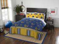 Golden State Warriors Rotary Queen Bed in a Bag Set