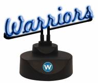 Golden State Warriors Script Neon Desk Lamp