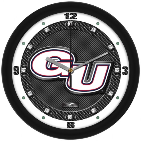 Gonzaga Bulldogs Carbon Fiber Wall Clock