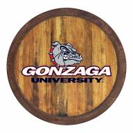 Gonzaga Bulldogs "Faux" Barrel Top Sign