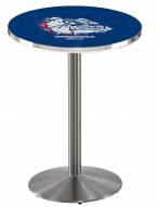 Gonzaga Bulldogs Stainless Steel Bar Table with Round Base