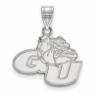 Gonzaga Bulldogs Sterling Silver Medium Pendant