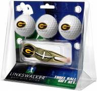 Grambling State Tigers Gold Crosshair Divot Tool & 3 Golf Ball Gift Pack