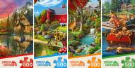 Great Outdoors 4 Puzzle Assortment 500 Piece Puzzles