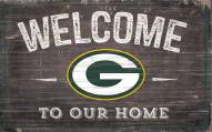 Green Bay Packers 11" x 19" Welcome to Our Home Sign