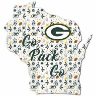Green Bay Packers 12" Floral State Sign