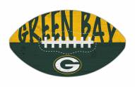 Green Bay Packers 12" Football Cutout Sign
