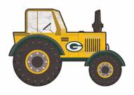 Green Bay Packers 12" Tractor Cutout Sign